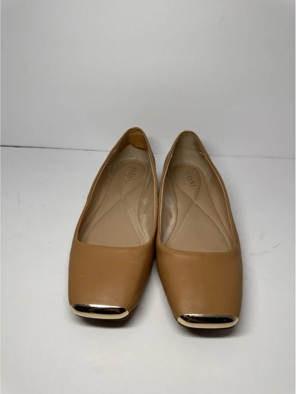 Women’s Size 7.5 Alfani Ballet Flat Stepflex Caramel Shoe